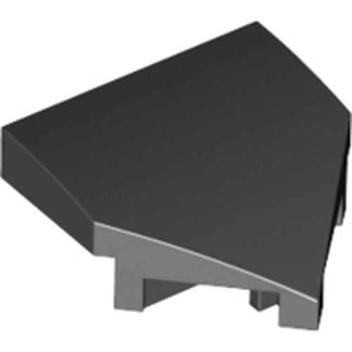LEGO 66956 Wedge 2 x 2 x 2/3 Pointed in Black - Authentic LEGO Part