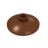 LEGO 4740 Dish 2 x 2 Inverted (Radar) in Reddish Brown - Authentic LEGO Part