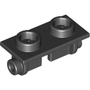 LEGO 3938 Hinge Brick 1 x 2 Top Plate in Black - Authentic LEGO Part