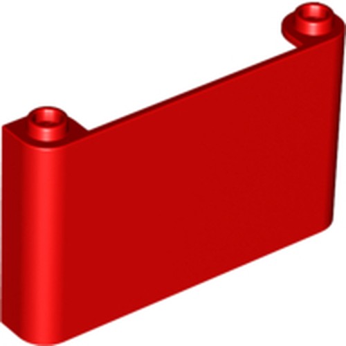 LEGO 64453 Windscreen 1 x 6 x 3 in Red - Authentic LEGO Part