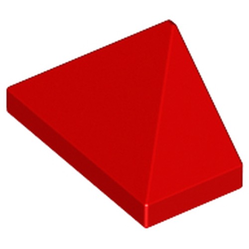 LEGO 3048c Slope 45 2 x 1 Triple with Inside Bar in Red - Authentic LEGO Part