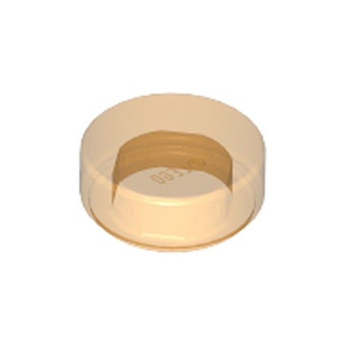 LEGO 98138 Tile, Round 1 x 1 in Trans-Orange - Authentic LEGO Part