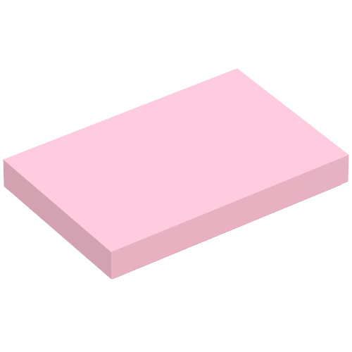 LEGO 26603 Tile 2 x 3 in Bright Pink - Authentic LEGO Part