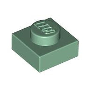 LEGO 3024 Plate 1 x 1 in Sand Green - Authentic LEGO Part