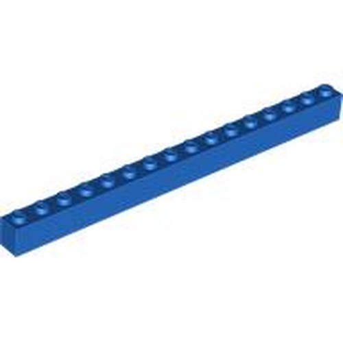 LEGO 2465 Brick 1 x 16 in Blue - Authentic LEGO Part