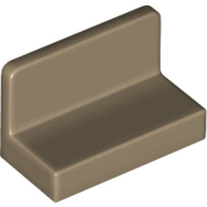 LEGO 4865b Panel 1 x 2 x 1 with Rounded Corners in Dark Tan - Authentic LEGO Part