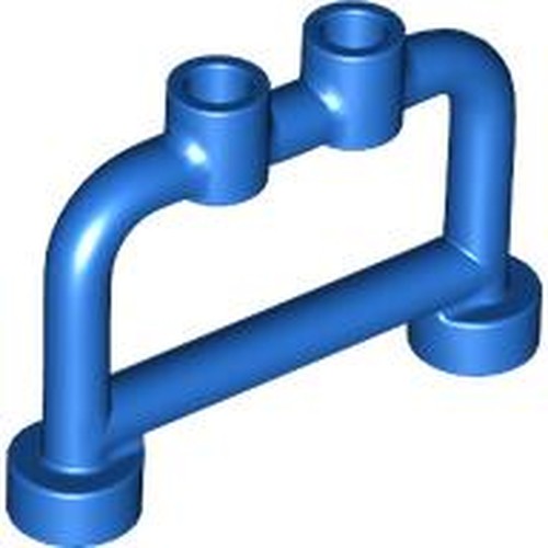 LEGO 4083 Bar 1 x 4 x 2 with Open Studs in Blue - Authentic LEGO Part