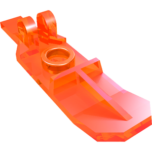 LEGO 6120 Minifigure, Utensil Ski with Hinge in Trans-Neon Orange - Authentic LEGO Part