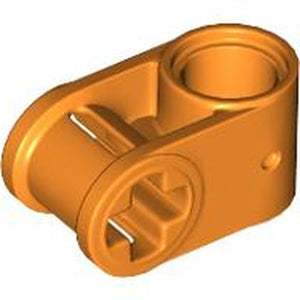 LEGO 6536 Technic, Axle and Pin Connector Perpendicular in Orange - Authentic LEGO Part