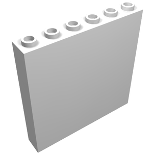 LEGO 59349 Panel 1 x 6 x 5 in White - Authentic LEGO Part