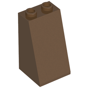 LEGO 3684a Slope 75 2 x 2 x 3 - Hollow Studs in Brown - Authentic LEGO Part