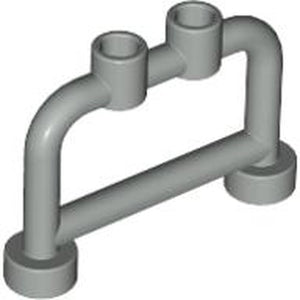 LEGO 4083 Bar 1 x 4 x 2 with Open Studs in Light Gray - Authentic LEGO Part