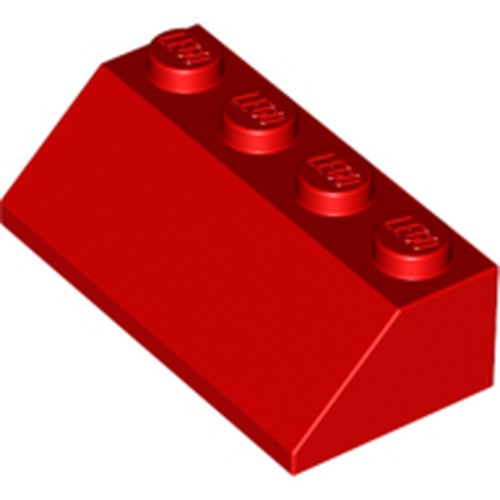 LEGO 3037 Slope 45 2 x 4 in Red - Authentic LEGO Part