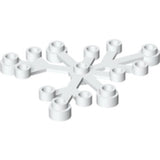 LEGO 2417 Plant Leaves 6 x 5 in White - Authentic LEGO Part