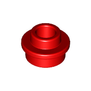 LEGO 85861 Plate, Round 1 x 1 with Open Stud in Red - Authentic LEGO Part