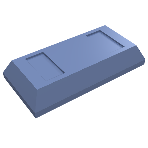 LEGO 99563 Minifigure, Utensil Ingot 1 x 2 in Sand Blue - Authentic LEGO Part