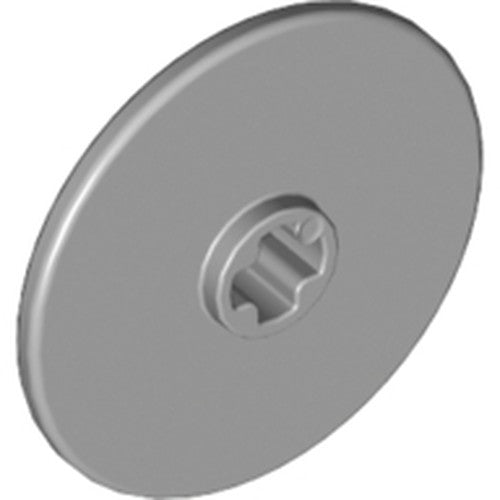 LEGO 2723 Light Bluish Gray Technic, Disk 3 x 3 in Light Bluish Gray - Authentic LEGO Part