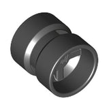 LEGO 30027b Wheel  8mm D. x 9mm for Slicks, Hole Notched for Wheels Holder Pin in Black - Authentic LEGO Part
