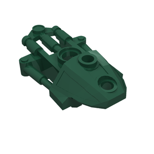 LEGO 53543 Bionicle Toa Inika Thigh Cover in Dark Green - Authentic LEGO Part