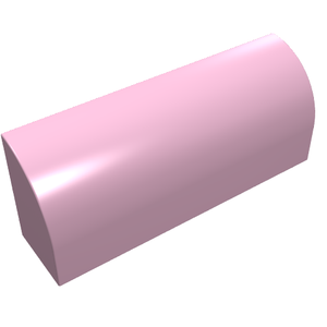 LEGO 6191 Slope, Curved 1 x 4 x 1 1/3 in Bright Pink - Authentic LEGO Part