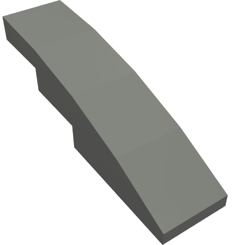 LEGO 61678 Slope, Curved 4 x 1 in Dark Bluish Gray - Authentic LEGO Part