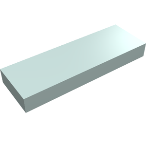 LEGO 63864 Tile 1 x 3 in Light Aqua - Authentic LEGO Part
