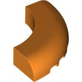 LEGO 24599 Brick, Round Corner 5 x 5 without Studs in Orange - Authentic LEGO Part