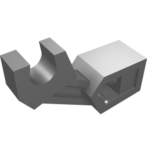 LEGO 53989 Arm Mechanical, Exo-Force / Bionicle, Thin Support in Flat Silver - Authentic LEGO Part