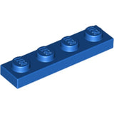 LEGO 3710 Plate 1 x 4 in Blue - Authentic LEGO Part
