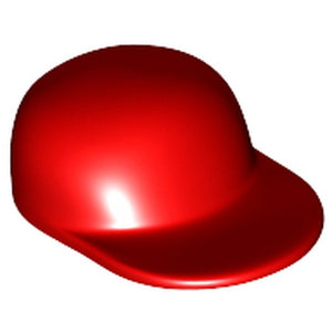 LEGO 4485 Minifigure, Headgear Cap - Long Flat Bill in Red - Authentic LEGO Part