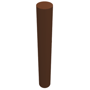 LEGO 87994 Bar   3L (Bar Arrow) in Reddish Brown - Authentic LEGO Part