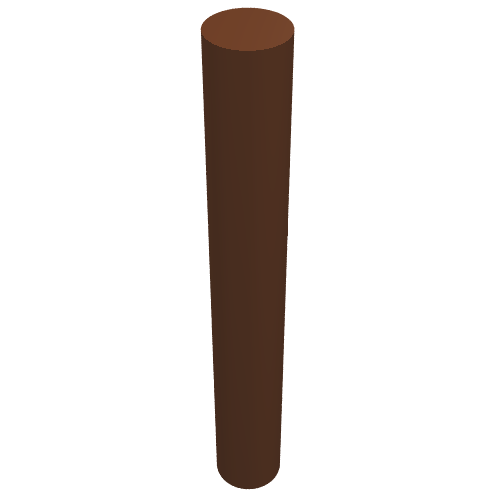 LEGO 87994 Bar   3L (Bar Arrow) in Reddish Brown - Authentic LEGO Part