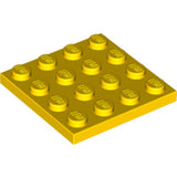 LEGO 3031 Plate 4 x 4 in Yellow - Authentic LEGO Part