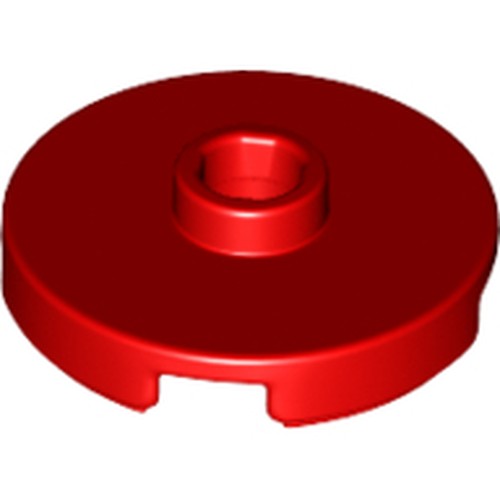 LEGO 18674 Tile, Round 2 x 2 with Open Stud in Red - Authentic LEGO Part