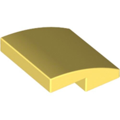 LEGO 15068 Slope, Curved 2 x 2 x 2/3 in Bright Light Yellow - Authentic LEGO Part