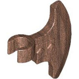 LEGO 53454 Minifigure, Weapon Axe Head with Clip in Metallic Copper - Authentic LEGO Part