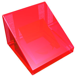 LEGO 54200 Slope 30 1 x 1 x 2/3 in Trans-Red - Authentic LEGO Part