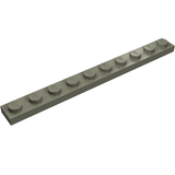 LEGO 4477 Plate 1 x 10 in Dark Gray - Authentic LEGO Part