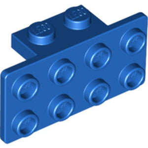 LEGO 93274 Bracket 1 x 2 - 2 x 4 in Blue - Authentic LEGO Part