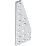LEGO 50304 Wedge, Plate 8 x 3 Pentagonal Right in White - Authentic LEGO Part