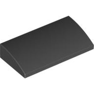 LEGO 88930 Slope, Curved 2 x 4 x 2/3 with Bottom Tubes in Black - Authentic LEGO Part