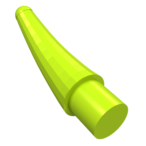 LEGO 53451 Barb / Claw / Horn / Tooth - Small in Lime - Authentic LEGO Part