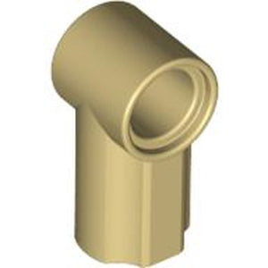 LEGO 32013 Technic, Axle and Pin Connector Angled #1 in Tan - Authentic LEGO Part