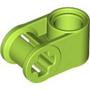 LEGO 6536 Technic, Axle and Pin Connector Perpendicular in Lime - Authentic LEGO Part