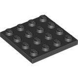 LEGO 3031 Plate 4 x 4 in Black - Authentic LEGO Part