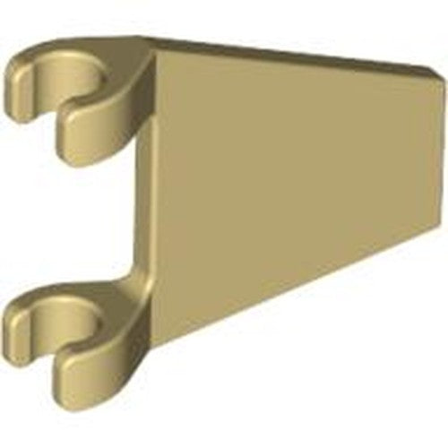 LEGO 44676 Flag 2 x 2 Trapezoid in Tan - Authentic LEGO Part