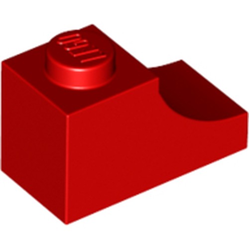 LEGO 78666 Arch 1 x 2 Inverted in Red - Authentic LEGO Part