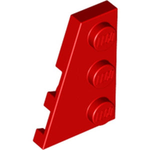 LEGO 43723 Wedge, Plate 3 x 2 Left in Red - Authentic LEGO Part