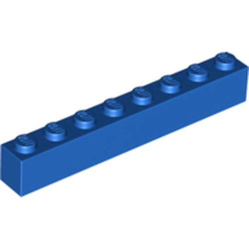 LEGO 3008 Brick 1 x 8 in Blue - Authentic LEGO Part