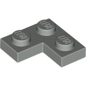 LEGO 2420 Plate 2 x 2 Corner in Light Gray - Authentic LEGO Part